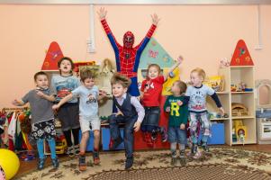 «Spiderman на Дне рождения в детском саду»